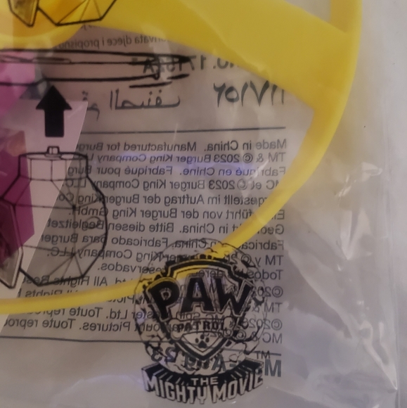 2/$20 Paw Patrol Skye The Mighty Movie Spin Master Toy made for Burger King 2023 - Picture 4 of 8